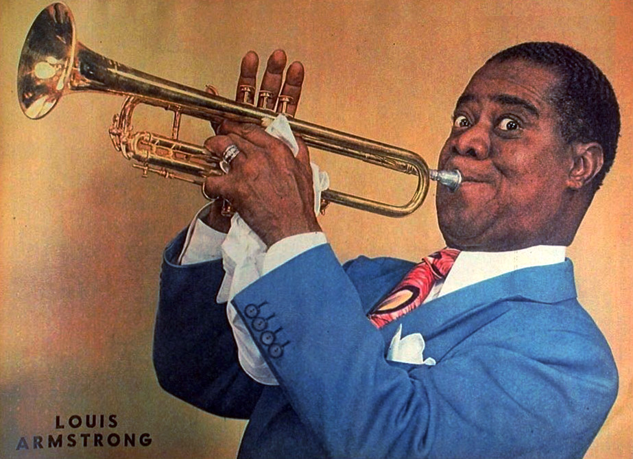 Legendary Louis Armstrong  Survived the 1918 Flu Epidemic in New Orleans